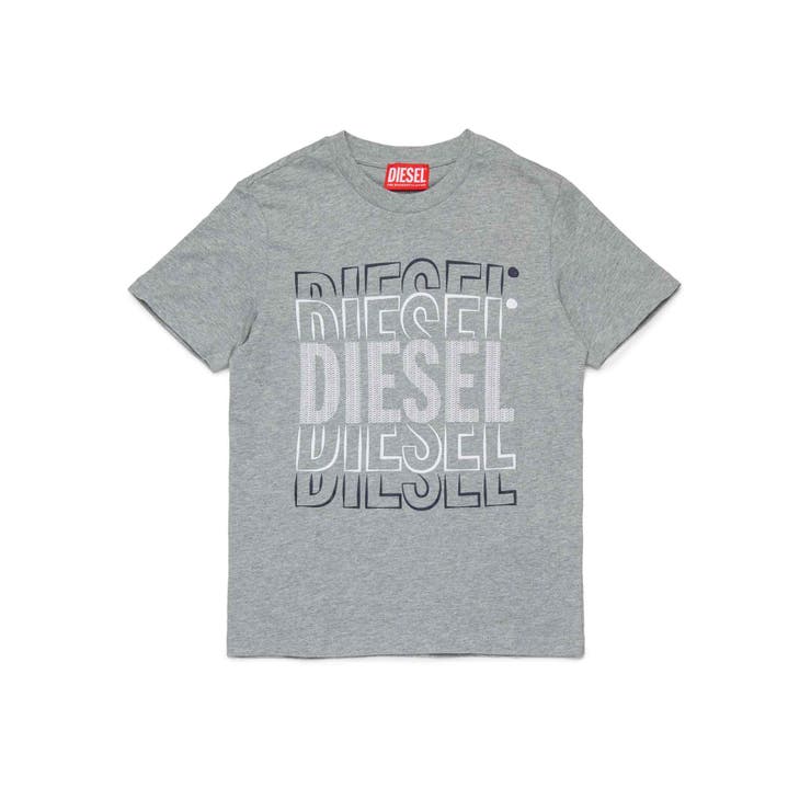 グレー | DIESEL ディーゼル ブランドロゴ半袖Tシャツカットソー | SHIFFON