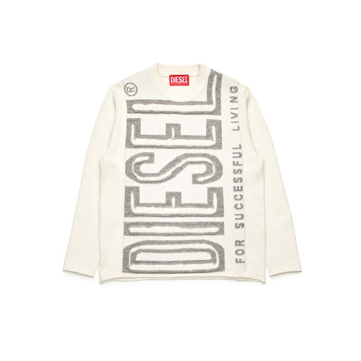 ホワイト | DIESEL ディーゼル ブランドロゴニット | SHIFFON