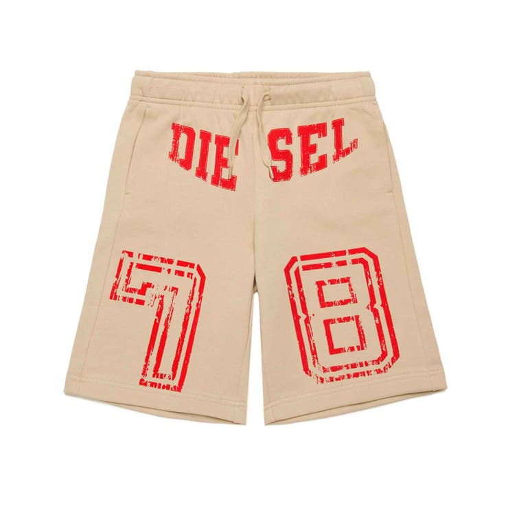 ベージュ系 | DIESEL ディーゼル ブランドロゴショートパンツ | SHIFFON