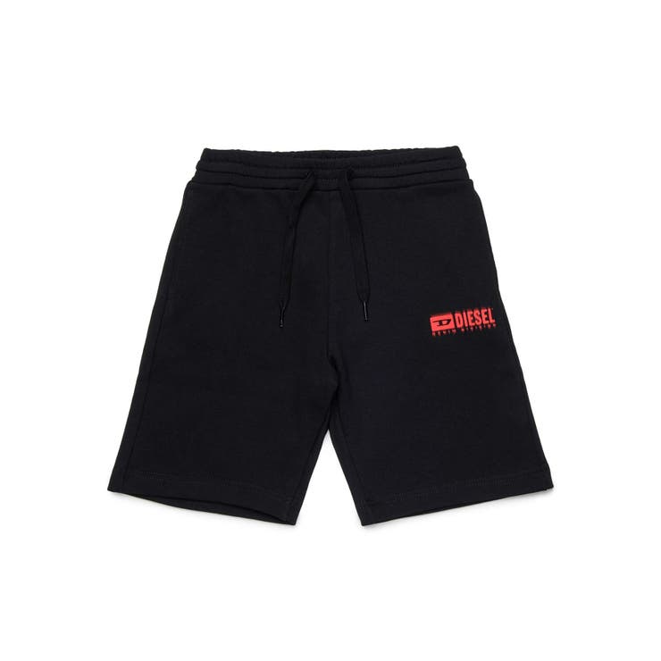 ブラック系 | DIESEL ディーゼル ワンポイントブランドロゴスウェットショートパンツ | SHIFFON