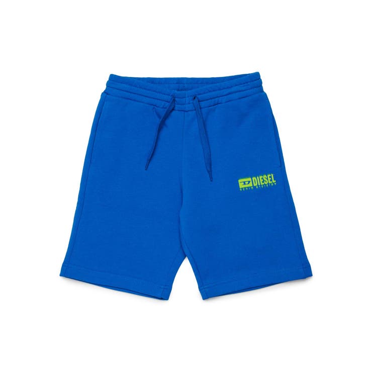 ブルー | DIESEL ディーゼル ワンポイントブランドロゴスウェットショートパンツ | SHIFFON