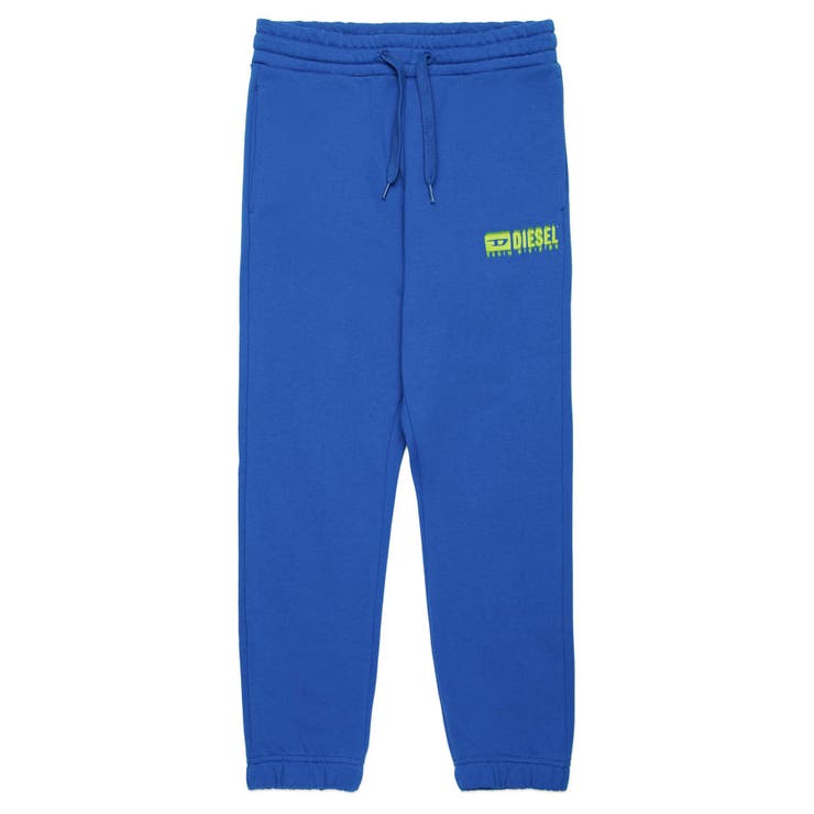 ブルー | DIESEL ディーゼル ワンポイントブランドロゴスウェットパンツ男の子 | SHIFFON