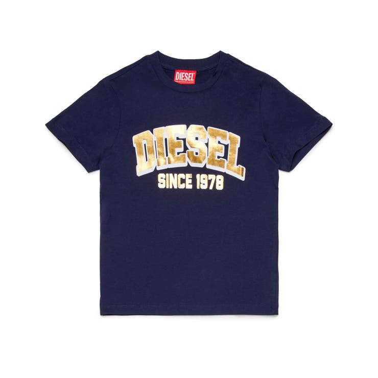 DIESEL　デニムロゴTシャツ　14Y　160cm DIESEL ディーゼル ブランドロゴ半袖Tシャツカットソー[品番