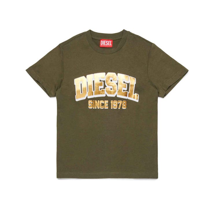 カーキ | DIESEL ディーゼル ブランドロゴ半袖Tシャツカットソー | SHIFFON