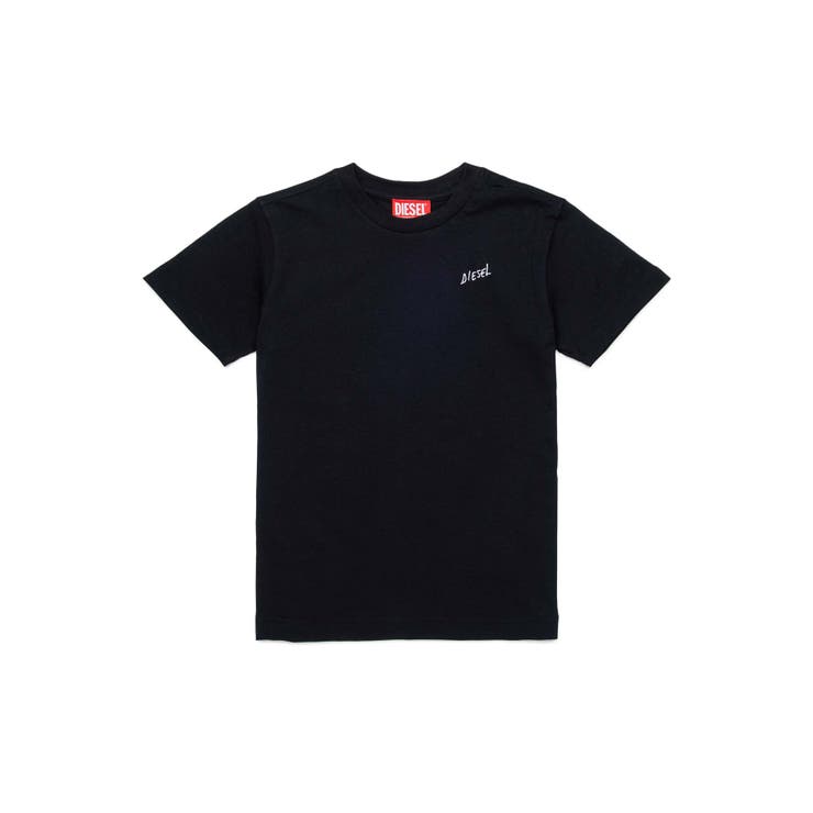 ブラック | DIESEL ディーゼル ワンポイントブランドロゴ半袖Tシャツカットソー | SHIFFON