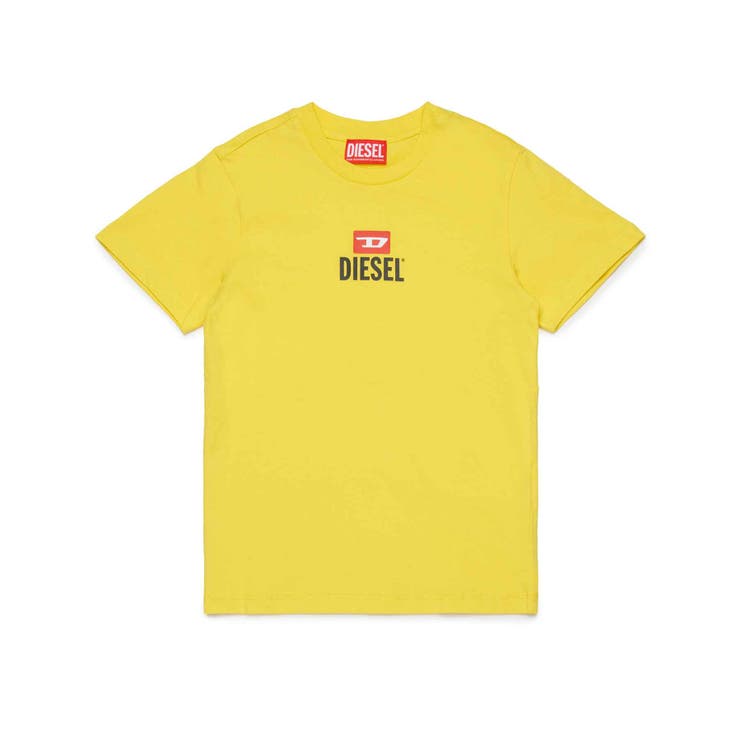 ライトイエロー | DIESEL ディーゼル ワンポイントブランドロゴ半袖Tシャツカットソー | SHIFFON