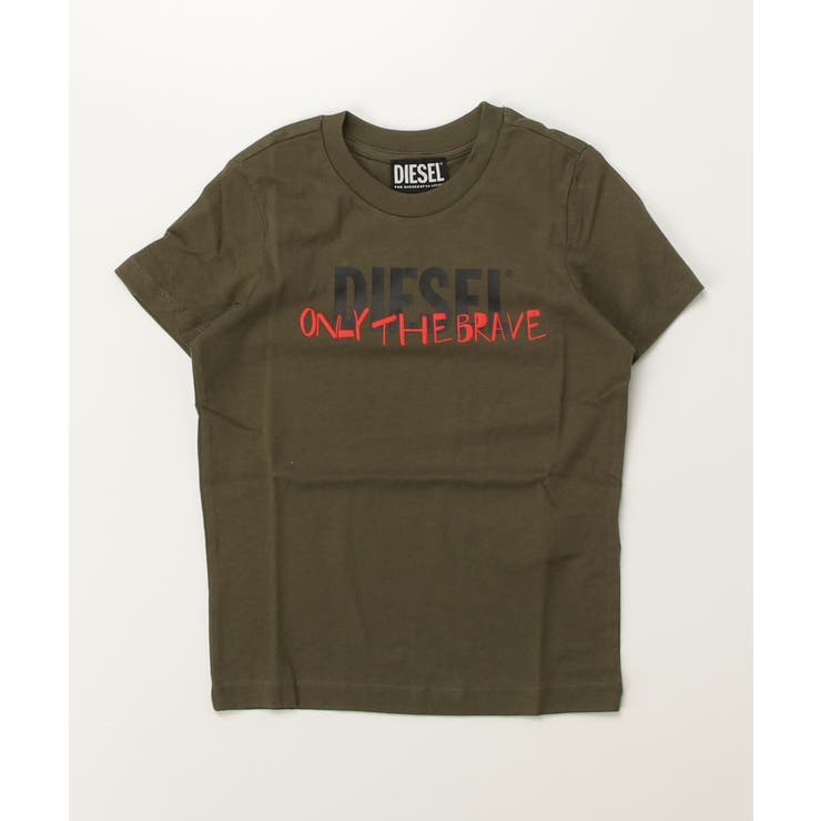 カーキ | DIESEL ディーゼル ブランドロゴ半袖Tシャツカットソー | SHIFFON