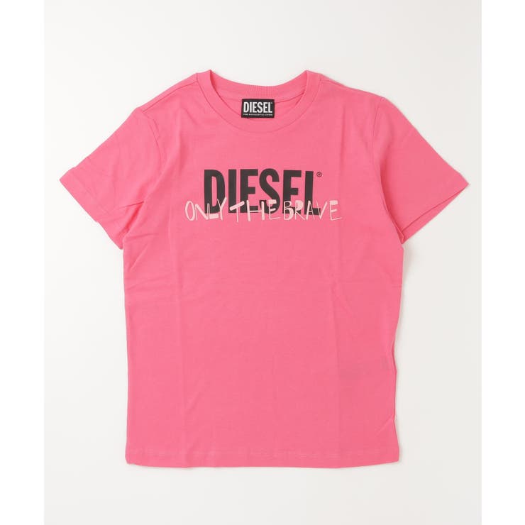 ピンク | DIESEL ディーゼル ブランドロゴ半袖Tシャツカットソー | SHIFFON