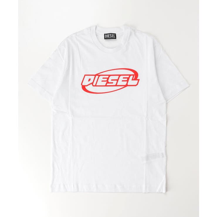 ホワイト | DIESEL ディーゼルブランドロゴ半袖Tシャツカットソー 男の子 | SHIFFON