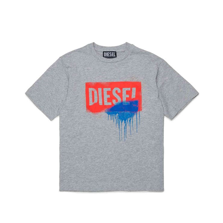 グレー | DIESEL ディーゼル ブランドロゴ半袖Tシャツカットソー | SHIFFON