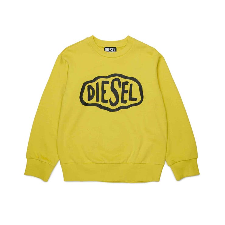 イエロー | DIESEL ディーゼル ブランドロゴスウェットプルオーバー | SHIFFON