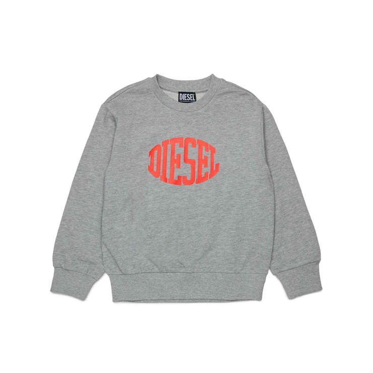 グレー | DIESEL ディーゼル ブランドロゴスウェットプルオーバー | SHIFFON