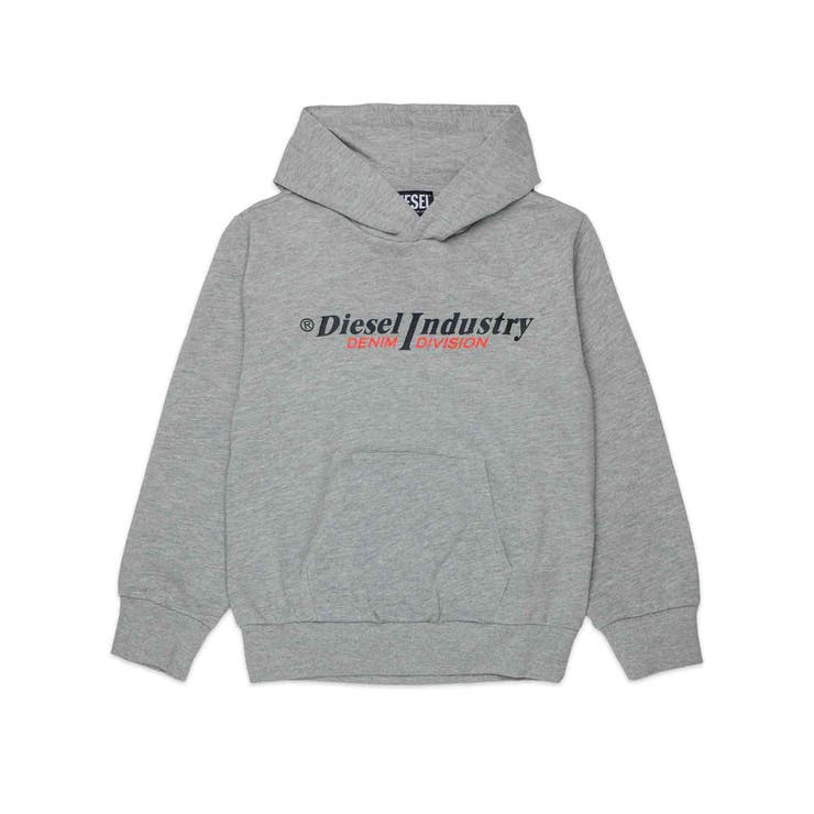 グレー | DIESEL ディーゼル ブランドロゴフーディーパーカー | SHIFFON