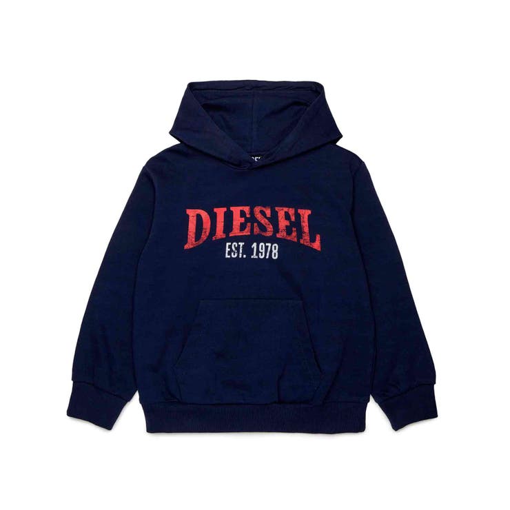 DIESEL ディーゼル ブランドロゴフーディーパーカー | SHIFFON | 詳細画像1 