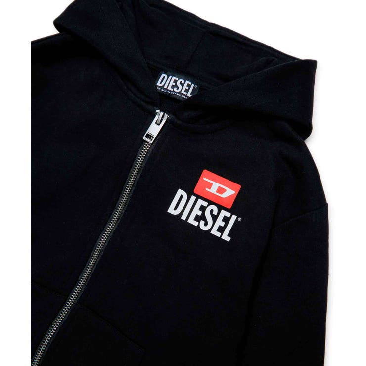 DIESEL ディーゼル ブランドロゴジップアップパーカーフーディー | SHIFFON | 詳細画像3 
