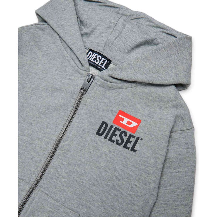 DIESEL ディーゼル ブランドロゴジップアップパーカーフーディー | SHIFFON | 詳細画像5 