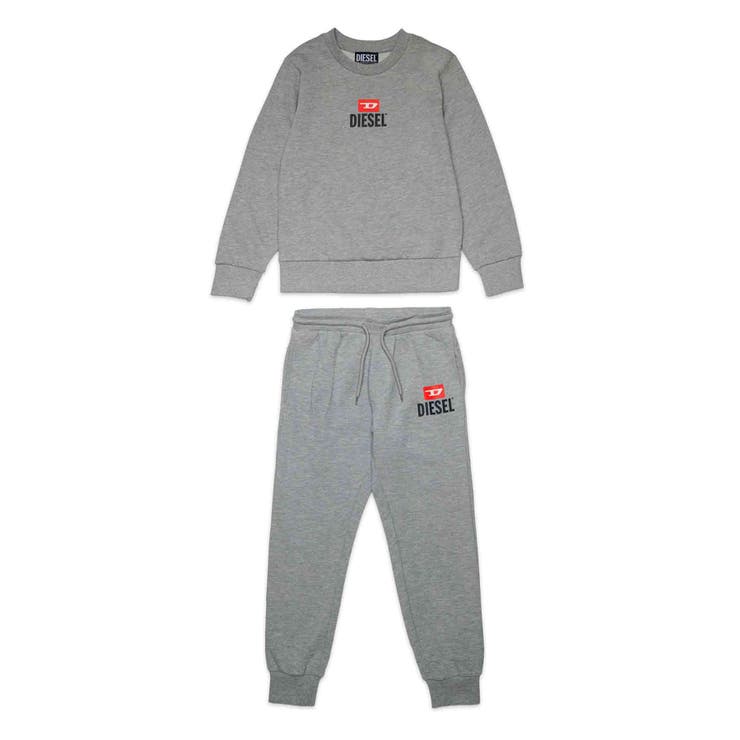 グレー | DIESEL ディーゼル ワンポイントブランドロゴスウェットセットアップ | SHIFFON