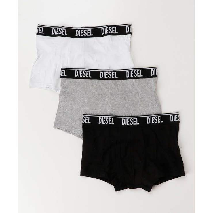 DIESEL ディーゼルブランドロゴボクサーパンツアンダーウェア3枚セット 男の… | SHIFFON | 詳細画像1 