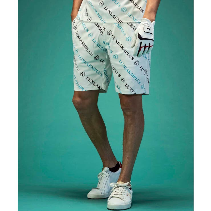 ホワイト×ターコイズ | LUXEAKMPLUS リュクスエイケイエムプラス ゴルフ | SHIFFON 