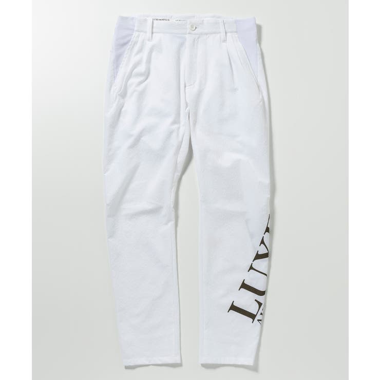 LUXEAKMPLUS リュクスエイケイエムプラス シアサッカーロングパンツ | SHIFFON  | 詳細画像15 