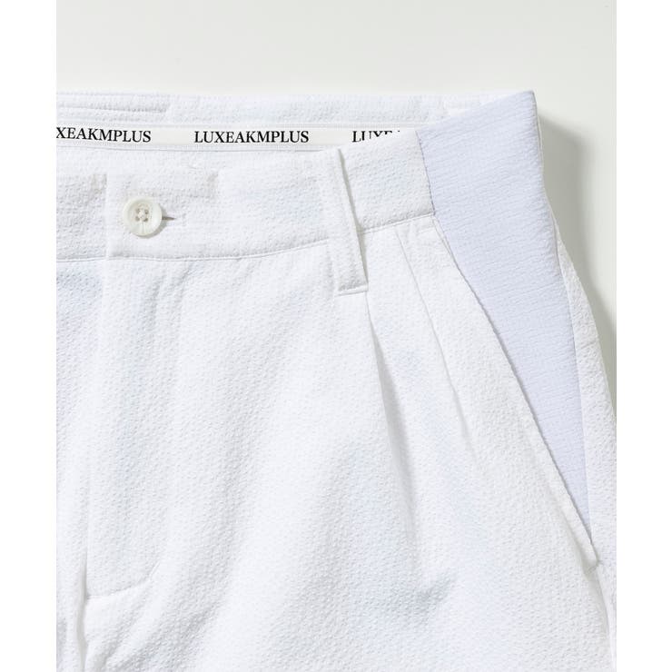 LUXEAKMPLUS リュクスエイケイエムプラス シアサッカーロングパンツ | SHIFFON  | 詳細画像17 