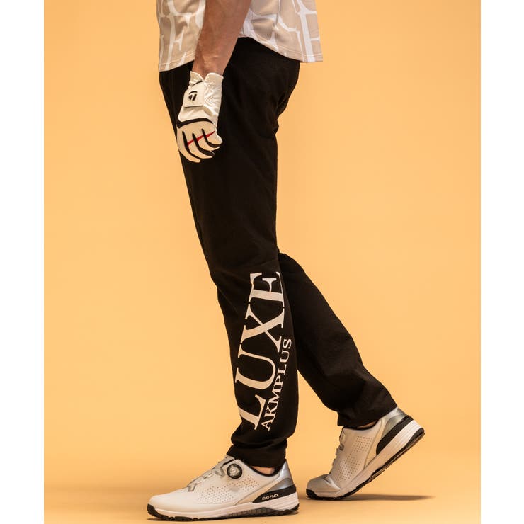 ブラック | LUXEAKMPLUS リュクスエイケイエムプラス シアサッカーロングパンツ | SHIFFON 