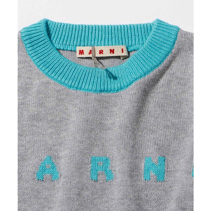 MARNI マルニ ブランドロゴ長袖ニットセーター[品番