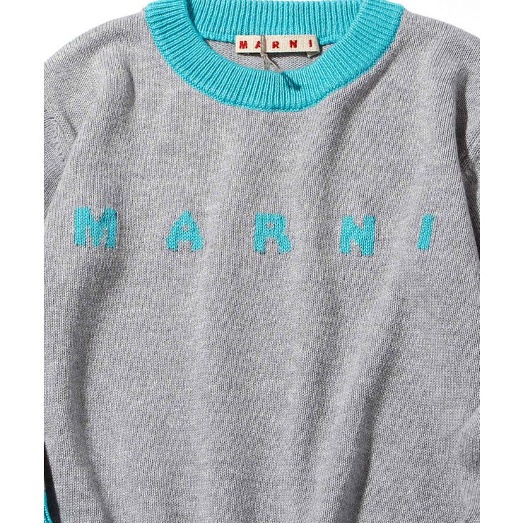 MARNI マルニ ブランドロゴ長袖ニットセーター[品番