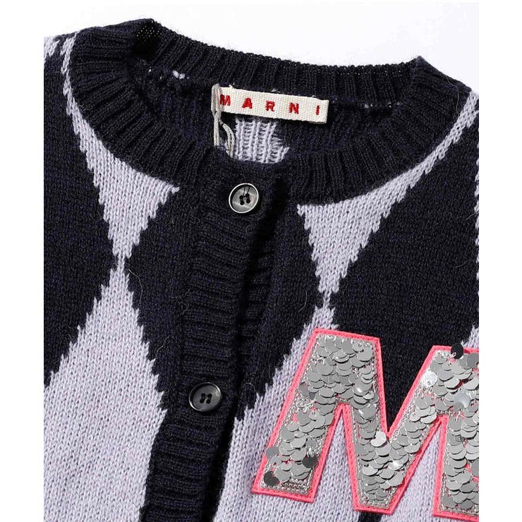 MARNI マルニ ワンポイントデザインカーディガン | SHIFFON | 詳細画像8 