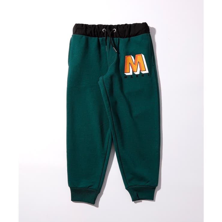 グリーン | MARNI マルニ ブランドロゴスウェットパンツ | SHIFFON