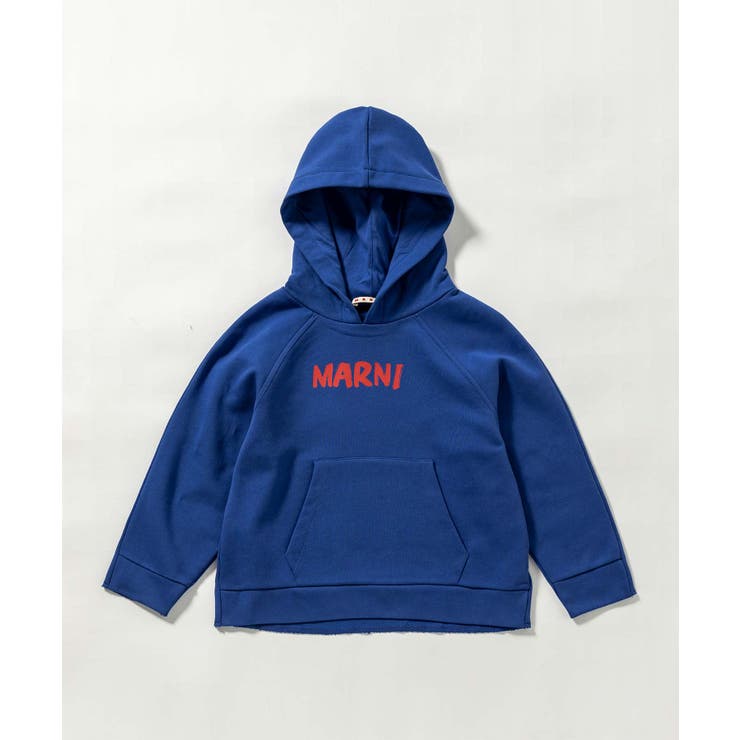 MARNI マル二 ブランドロゴフーディーパーカー[品番：SHNM0006121