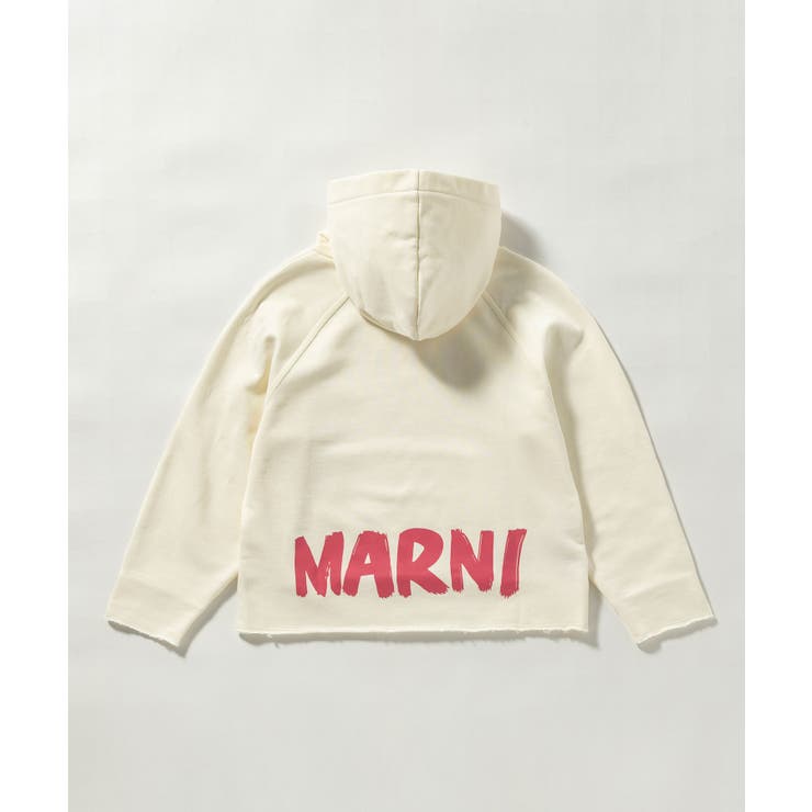 MARNI マル二 ブランドロゴフーディーパーカー[品番：SHNM0006121