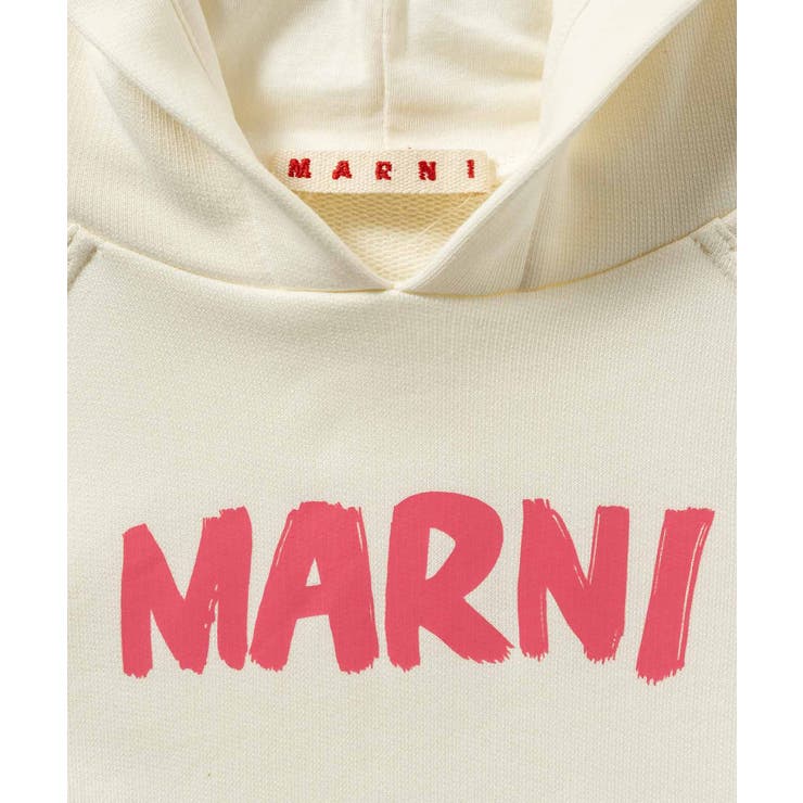 MARNI マル二 ブランドロゴフーディーパーカー[品番：SHNM0006121