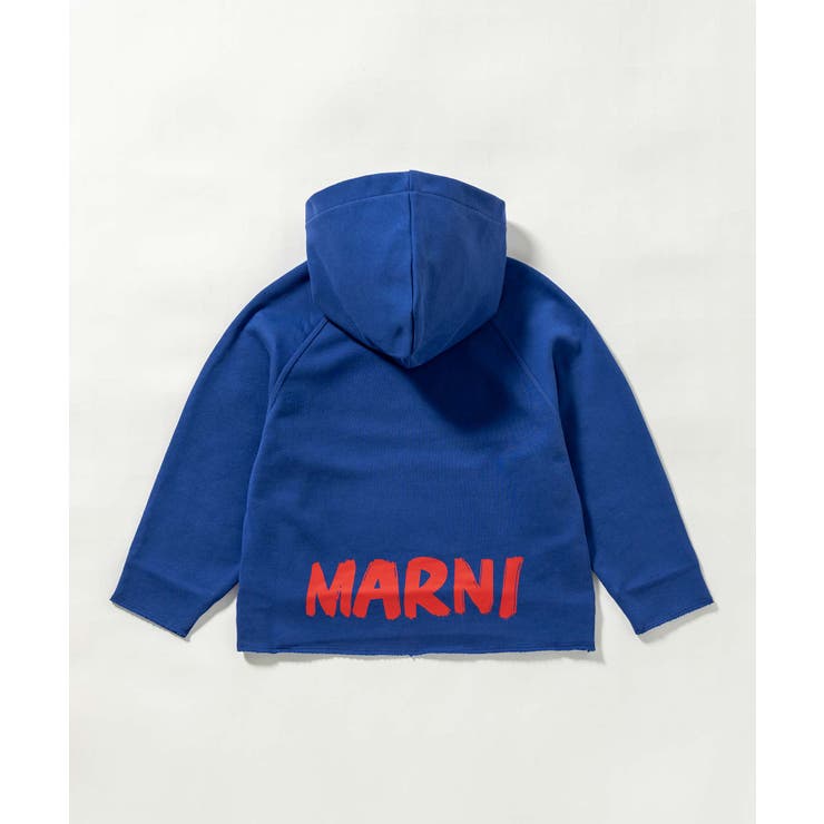 MARNI マル二 ブランドロゴフーディーパーカー[品番：SHNM0006121 