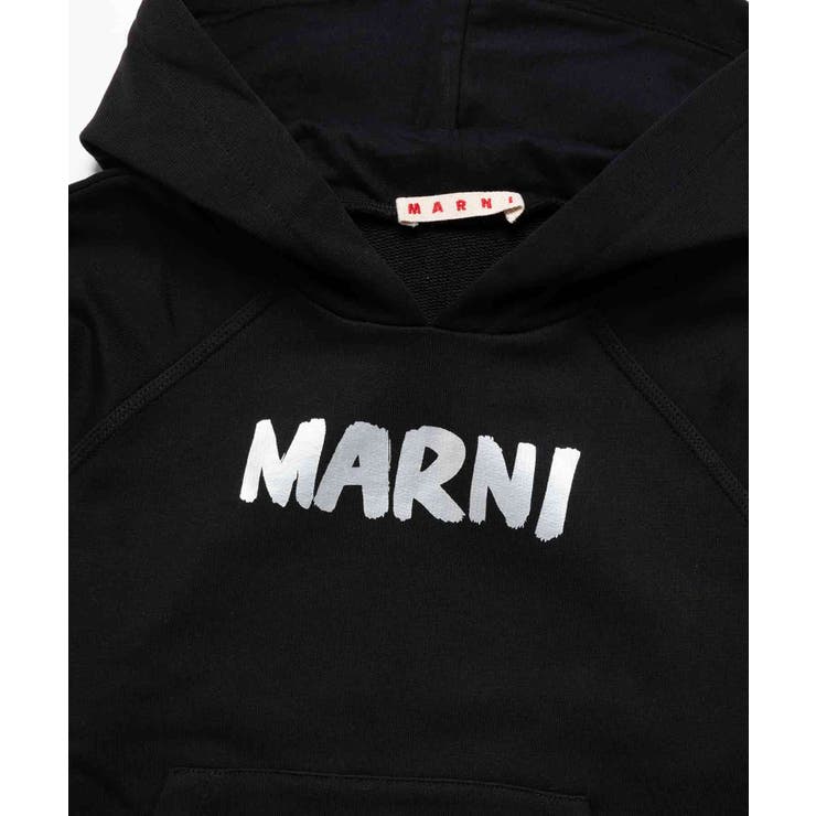 MARNI マル二 ブランドロゴフーディーパーカー[品番：SHNM0006121