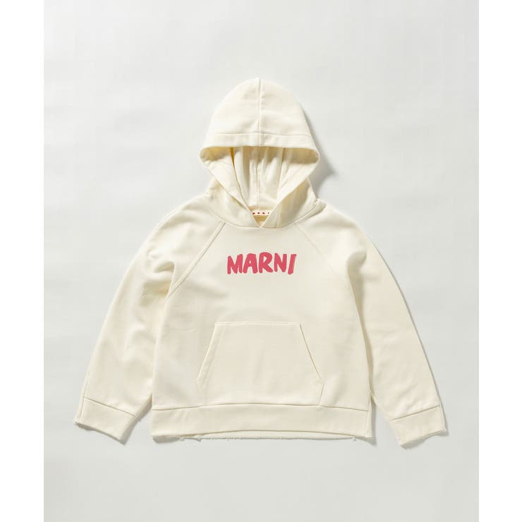 MARNI マル二 ブランドロゴフーディーパーカー[品番：SHNM0006121