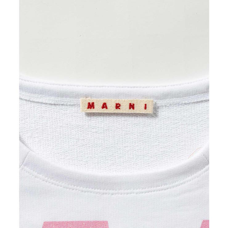 MARNI マル二 ブランドロゴ長袖スウェットプルオーバー | SHIFFON | 詳細画像5 