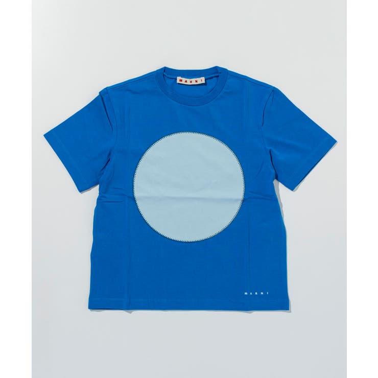 ブルー | MARNI マルニ サークル半袖Tシャツカットソー | SHIFFON