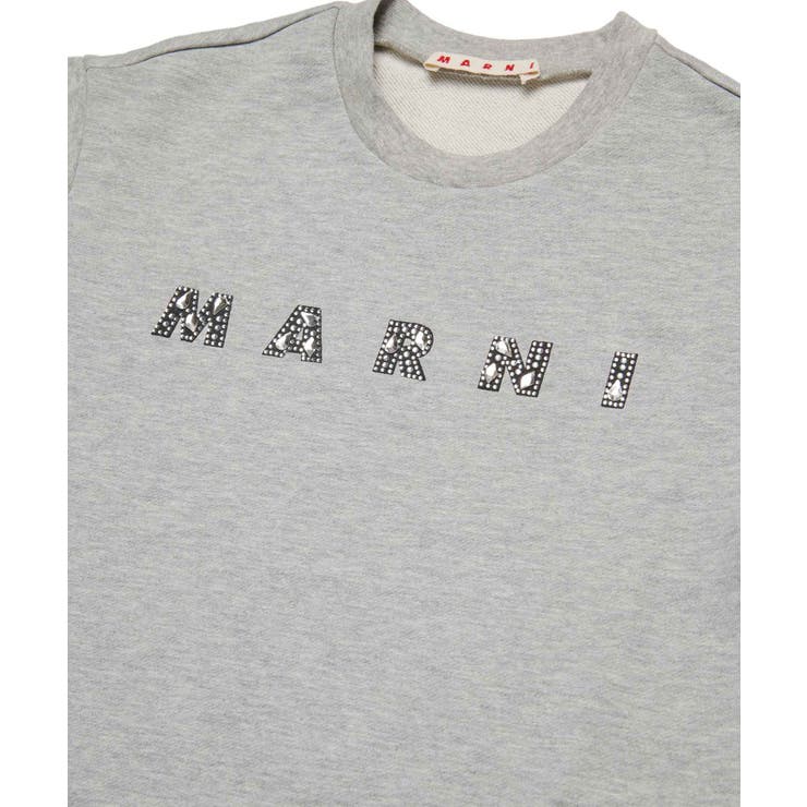 MARNI マルニ ブランドロゴ半袖ワンピース | SHIFFON | 詳細画像4 