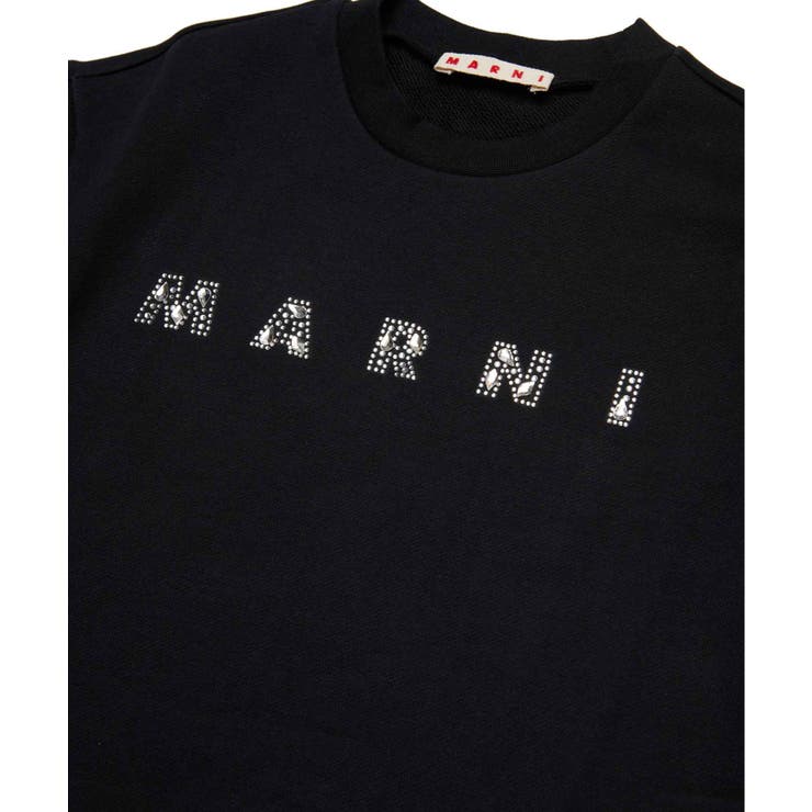 MARNI マルニ ブランドロゴ半袖ワンピース | SHIFFON | 詳細画像7 