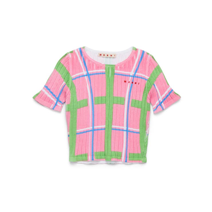 MARNI マルニ チェック半袖ニット | SHIFFON | 詳細画像1 