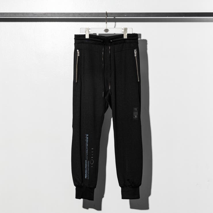 ブラック | C DIEMリフレクタープリントジョガーパンツ | SHIFFON 