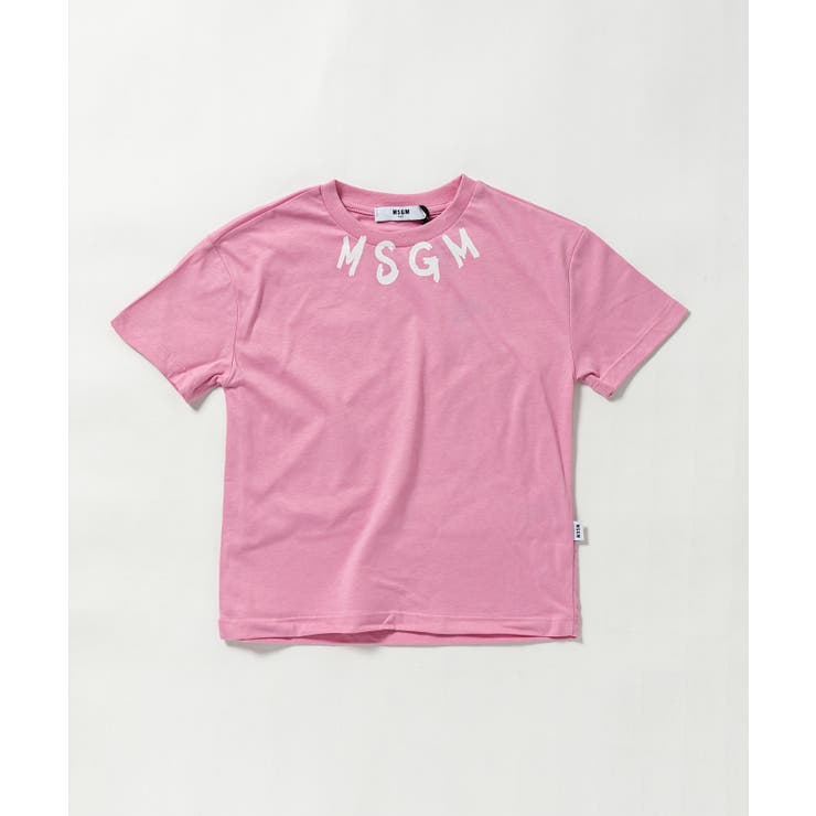 ピンク | MSGM エムエスジーエム ブランドロゴ | SHIFFON
