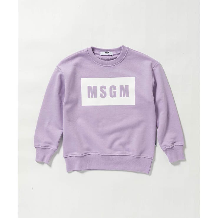 ライトパープル | MSGM エムエスジーエム ブランドロゴ | SHIFFON