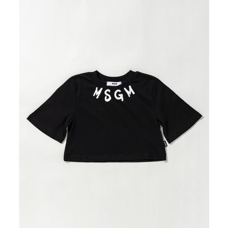 ブラック | MSGM エムエスジーエム ブランドロゴ | SHIFFON