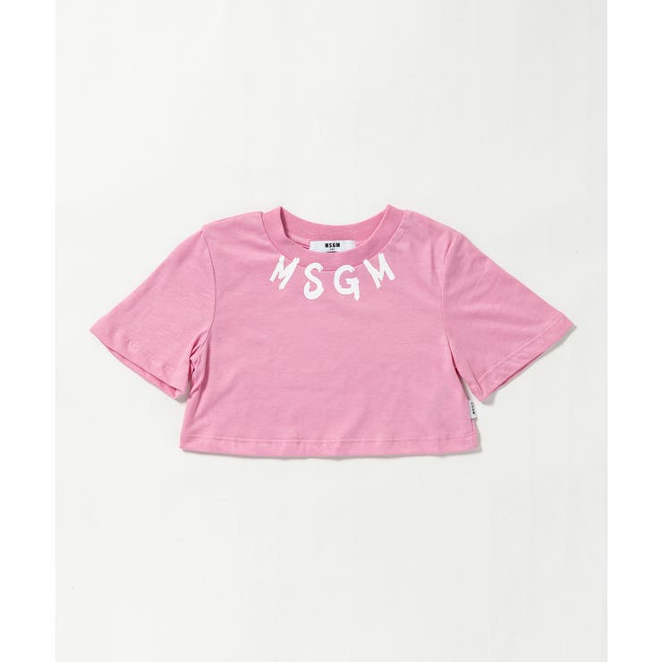 ピンク | MSGM エムエスジーエム ブランドロゴ | SHIFFON