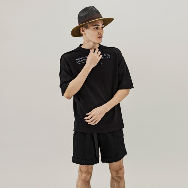 C DIEMハイデンプリント半袖Tシャツ | SHIFFON  | 詳細画像4 