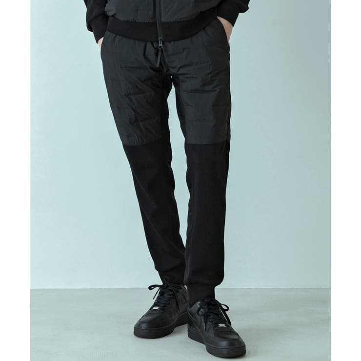 ブラック | +phenix プラスフェニックス ハイブリッドダウンパンツ | SHIFFON 