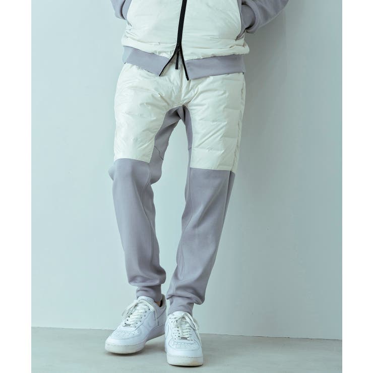 グレー | +phenix プラスフェニックス ハイブリッドダウンパンツ | SHIFFON 