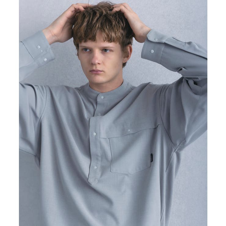 ライトグレー | +phenix プラスフェニックス PULLOVER | SHIFFON 